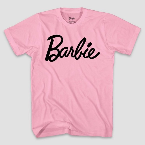 BARBIE light pink T-shirt size small - Picture 1 of 3